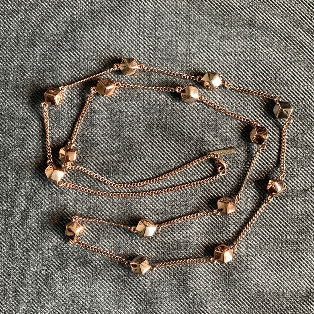 Geometric necklace
